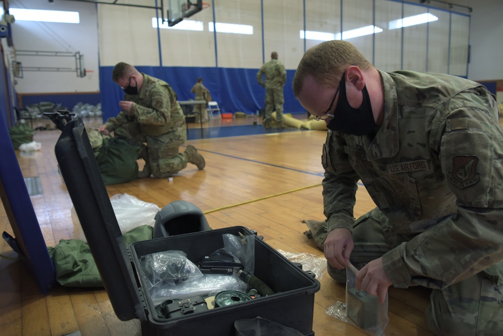 Aircrews Train on MOPP Gear Removal