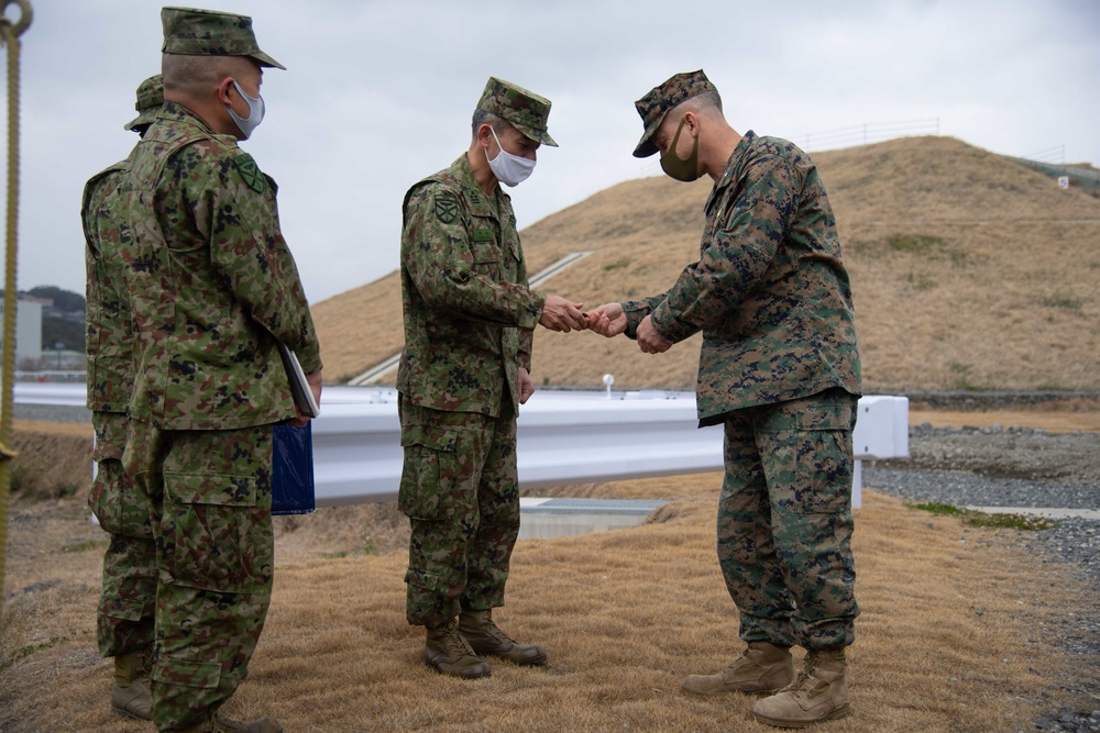 Brigadier General Wellons Visits Sasebo