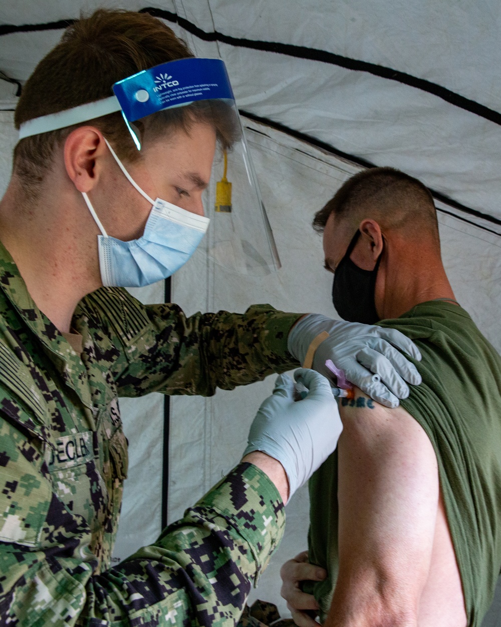 III MEF Leaders Receive Second Dose of COVID-19 Vaccine