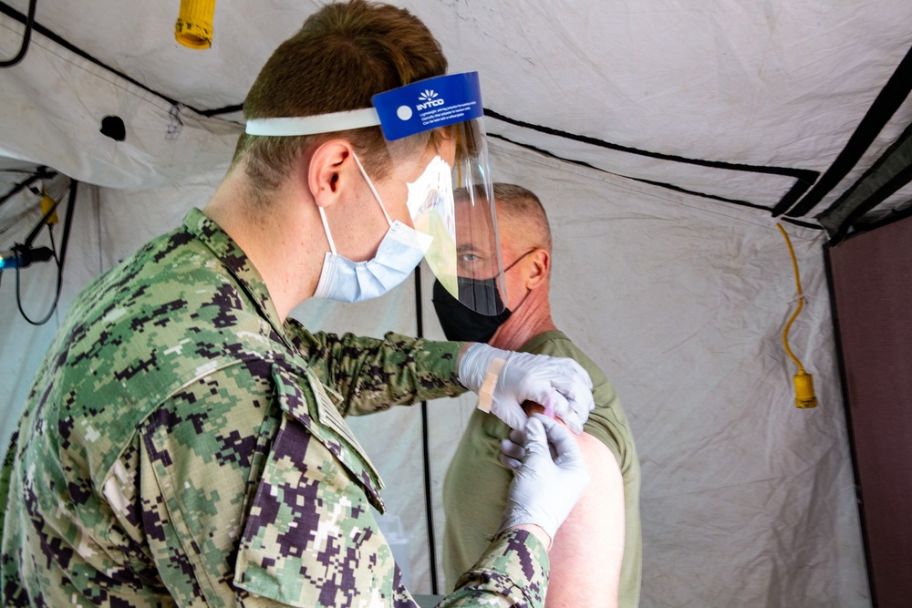 III MEF Leaders Receive Second Dose of COVID-19 Vaccine