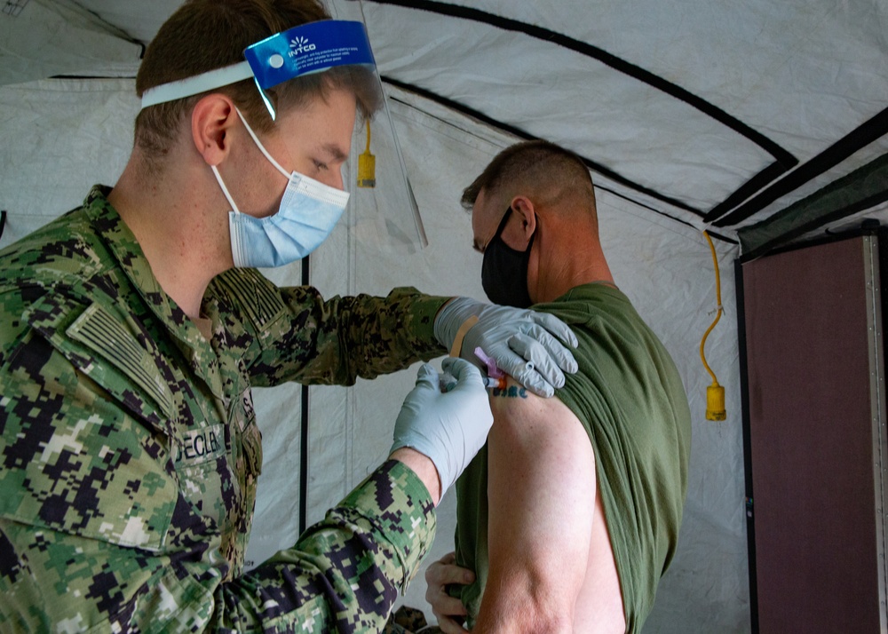 III MEF Leaders Receive Second Dose of COVID-19 Vaccine