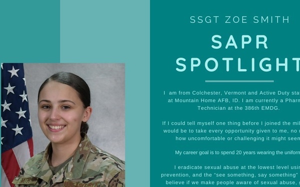 SAPR Spotlight-SSgt Zoe Smith
