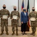 Ambassador Alina L. recognizes 310th ESC Soldiers