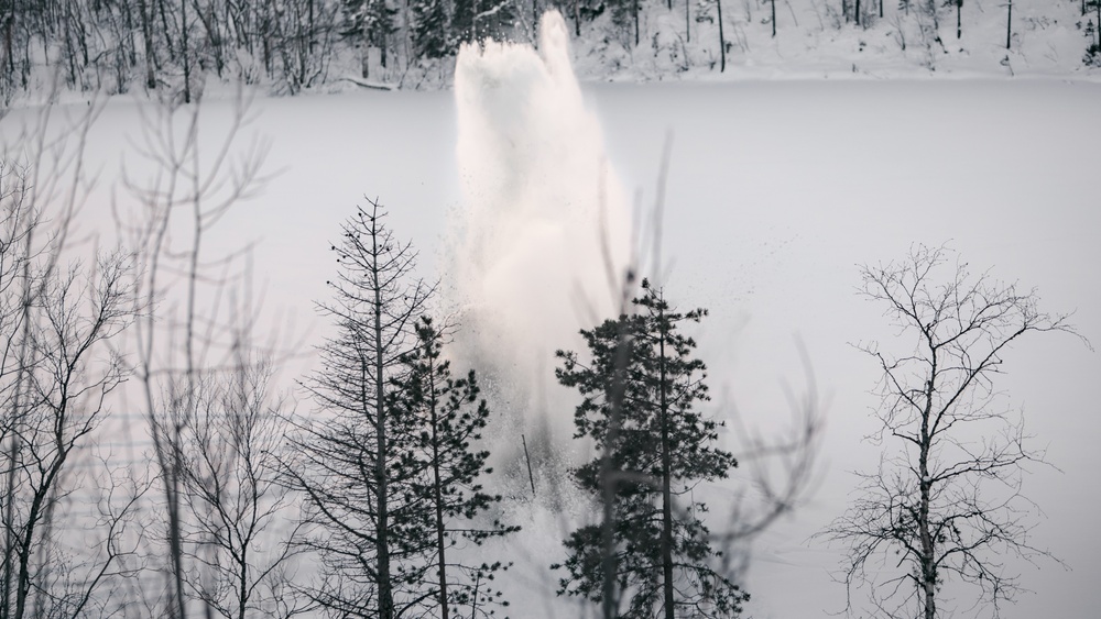 Ice Breakers: MRF-E Marines Blow up Ice