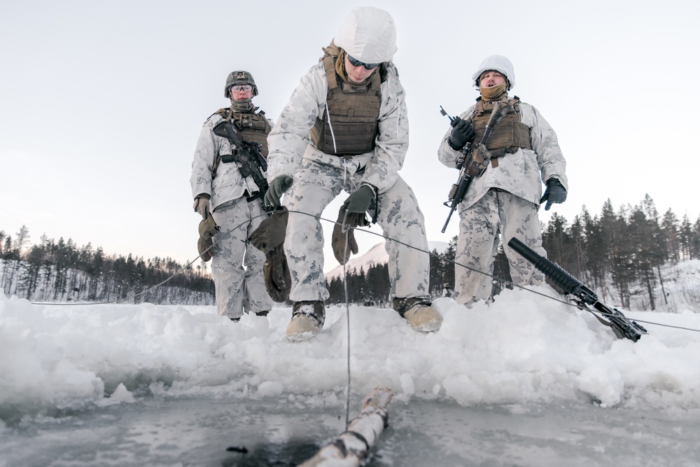 Ice Breakers: MRF-E Marines Blow up Ice