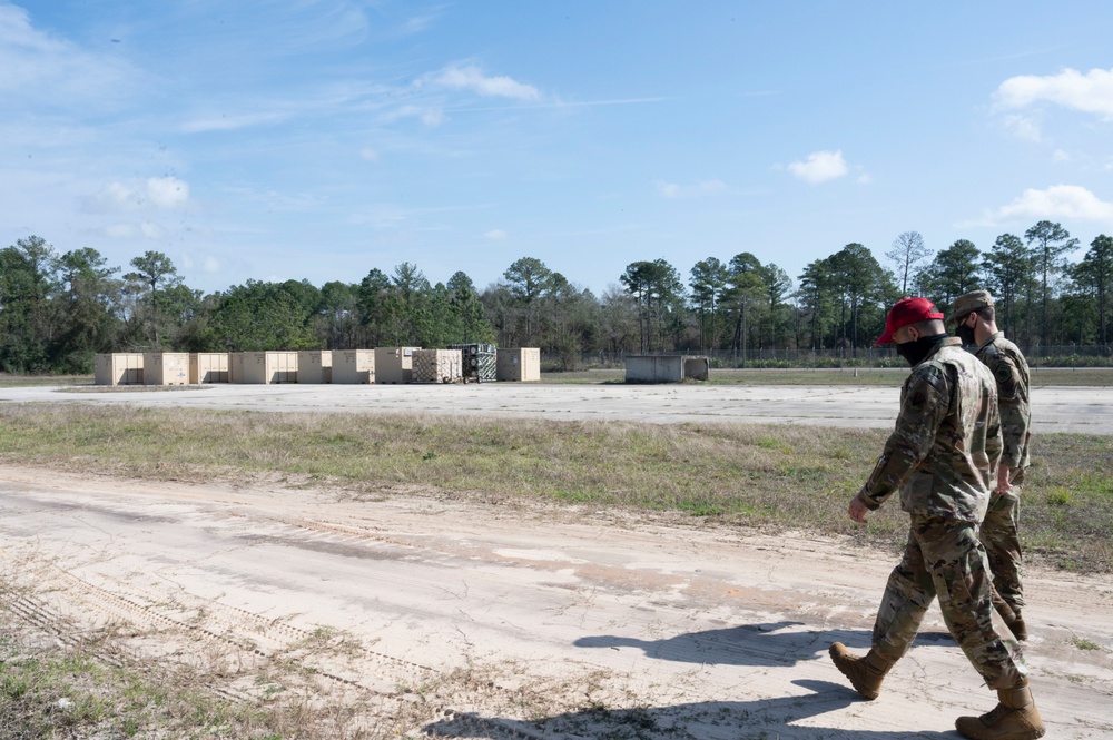 125th FW leaders tour Camp Blanding training sites