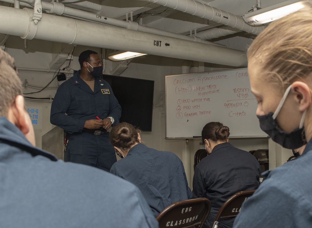 Nimitz Conducts Training