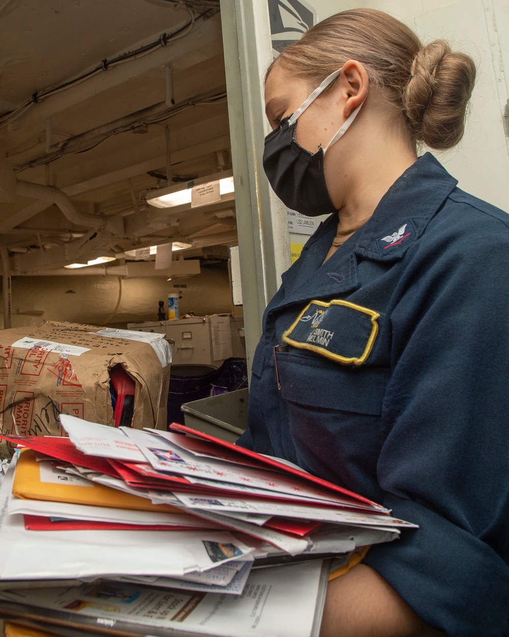 Sailor Collects Mail