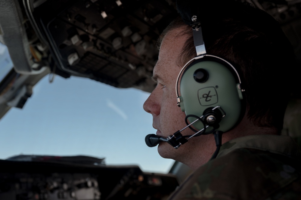 F-15s fly over CENTCOM