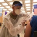 Puerto Rico Air National Guard Airmen administers COVID-19 vaccine