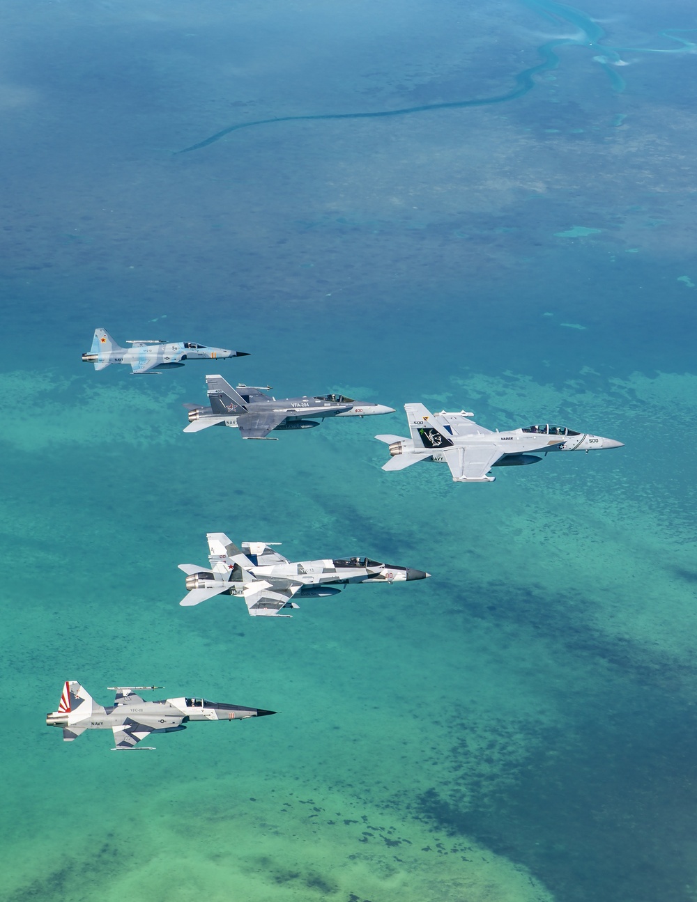 Aircraft Assigned to Tactical Support Wing Fly Near Key West