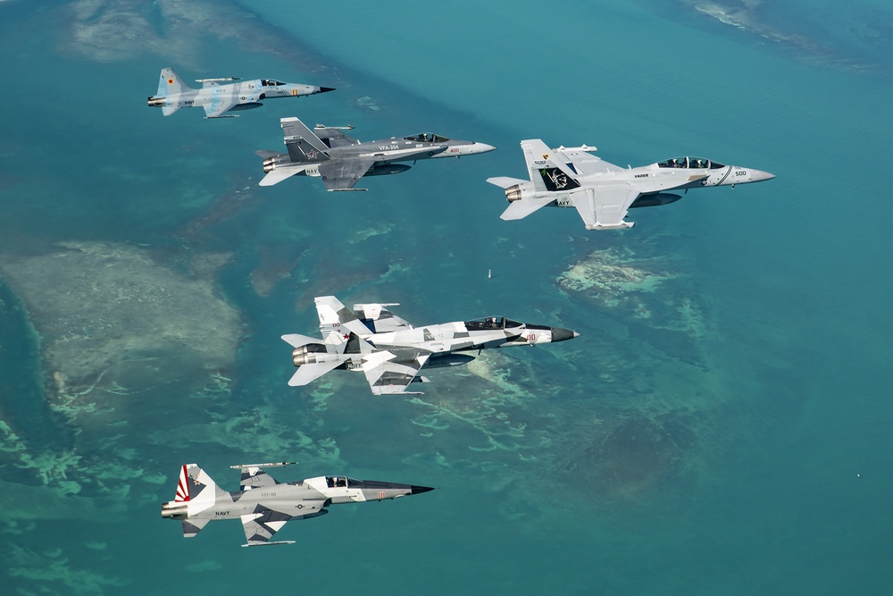 Aircraft Assigned to Tactical Support Wing Fly Near Key West