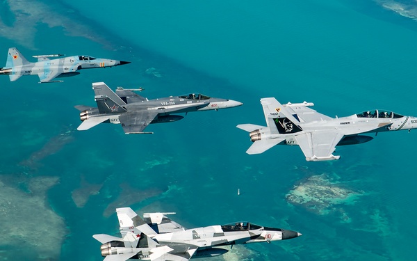 Aircraft Assigned to Tactical Support Wing Fly Near Key West