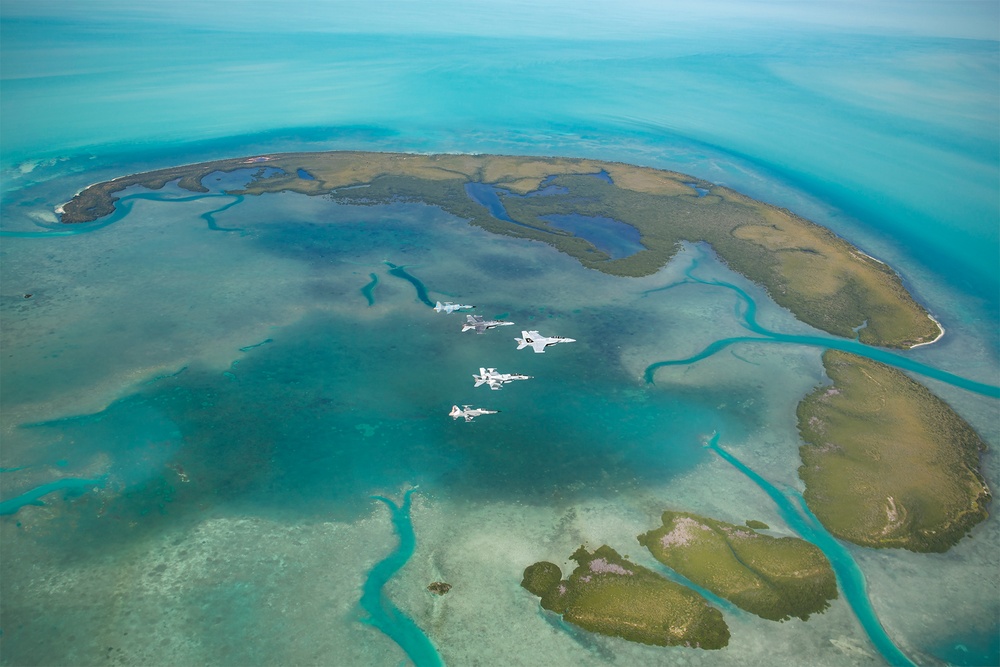 Aircraft Assigned to Tactical Support Wing Fly Near Key West