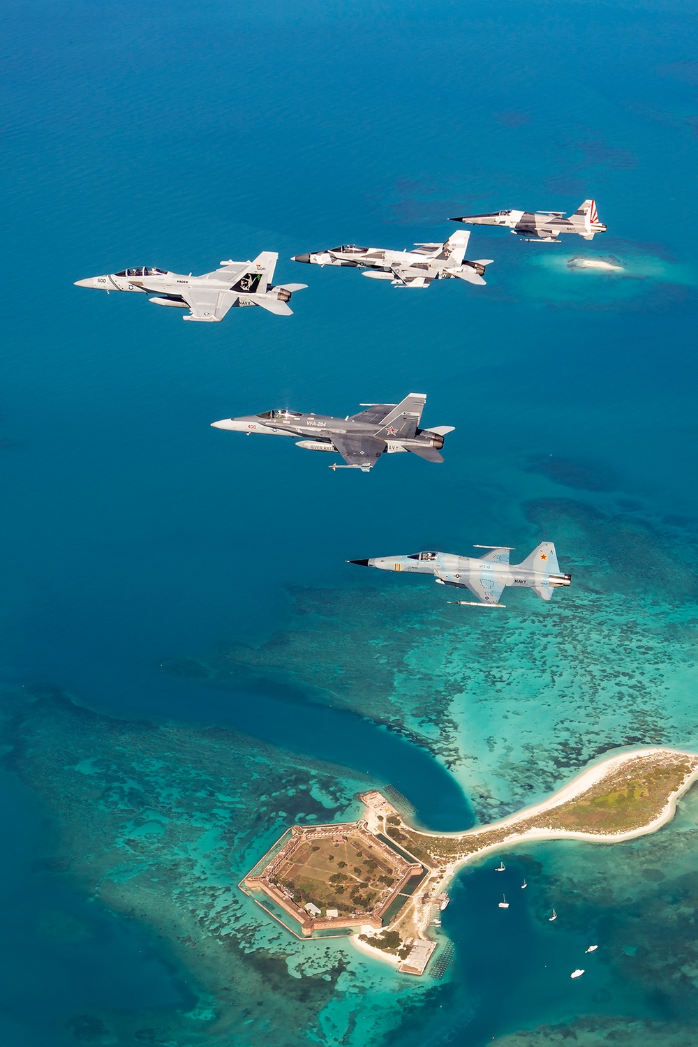 Aircraft Assigned to Tactical Support Wing Fly Near Key West