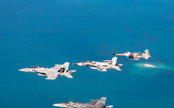 Aircraft Assigned to Tactical Support Wing Fly Near Key West