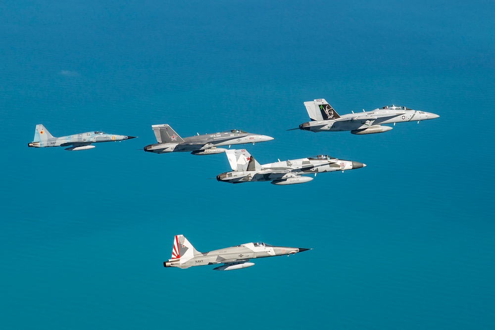 Aircraft Assigned to Tactical Support Wing Fly Near Key West