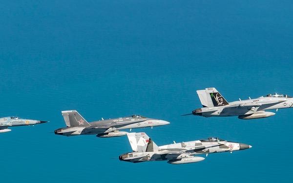 Aircraft Assigned to Tactical Support Wing Fly Near Key West