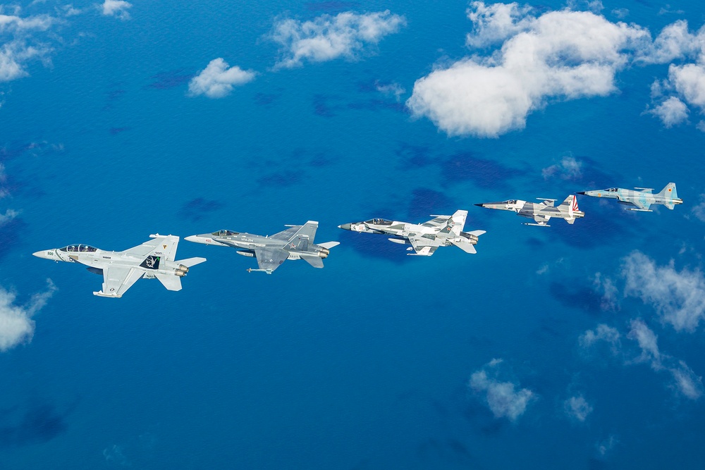 Aircraft Assigned to Tactical Support Wing Fly Near Key West