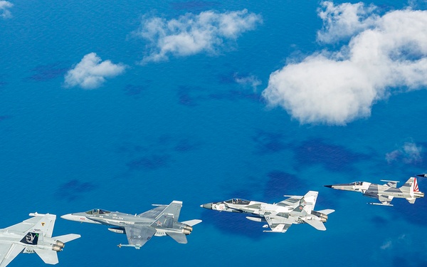Aircraft Assigned to Tactical Support Wing Fly Near Key West