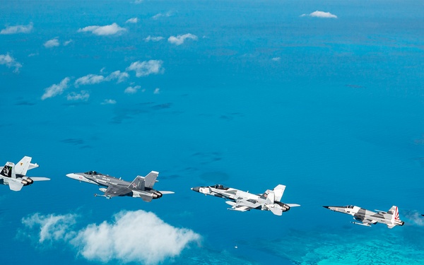 Aircraft Assigned to Tactical Support Wing Fly Near Key West