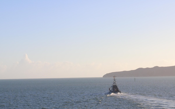 USS James E. Williams and Jamaican Coast Guard Train in the Caribbean