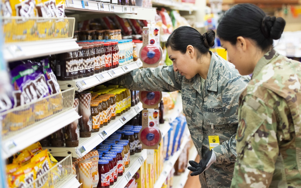 Airmen Stock Commissary Shelves