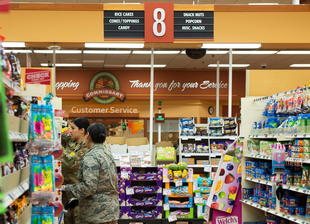 Airmen Stock Commissary Shelves