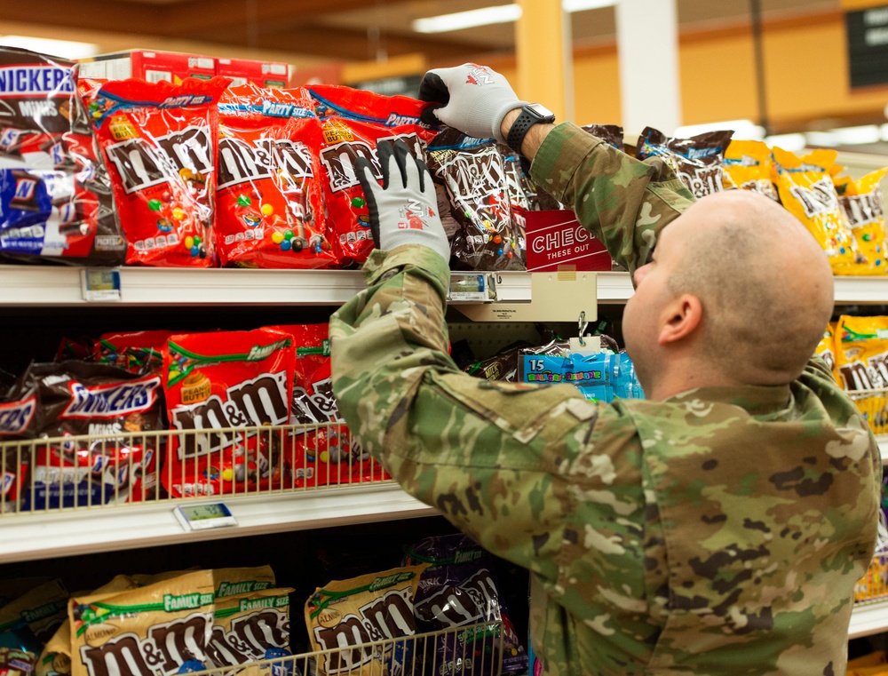 Airmen Stock Commissary Shelves