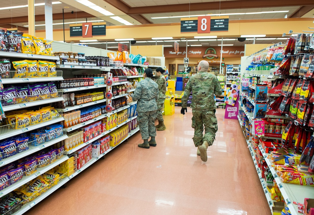 Airmen Stock Commissary Shelves