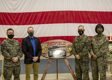 WTBN establishes call word “Redfield” for battalion firing desk during renaming ceremony