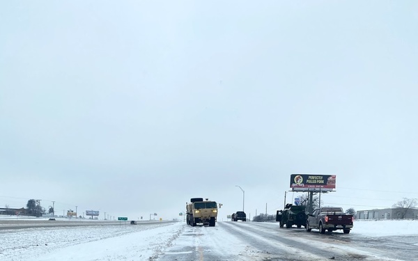 Texas Guard Supports Winter Weather Response