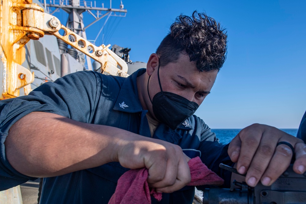 USS Laboon Conducts Operations with CSG2