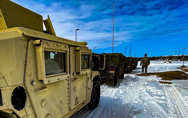 Texas Guard Supports Winter Weather Response