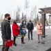 Spouse of COMPACAF visits Fisher House II
