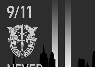 19th Special Forces Group (Airborne) 9/11 Memorial Illustration