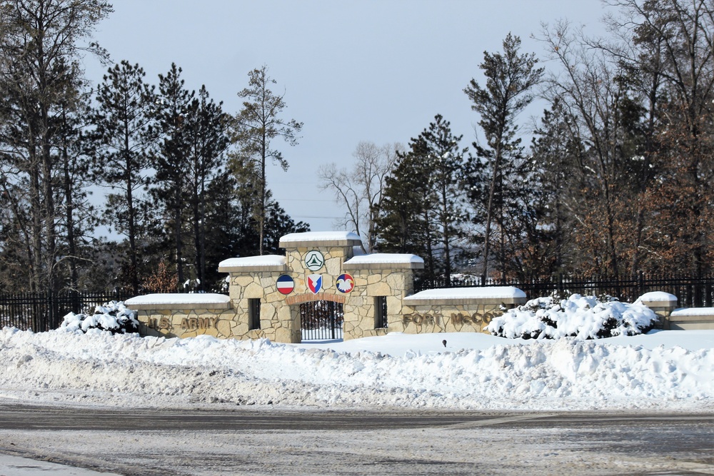 February 2021 winter scenes at Fort McCoy