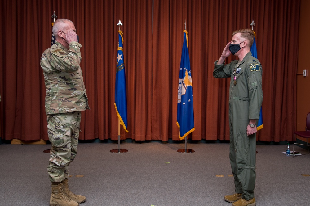 232nd Operations Squadron change of command ceremony