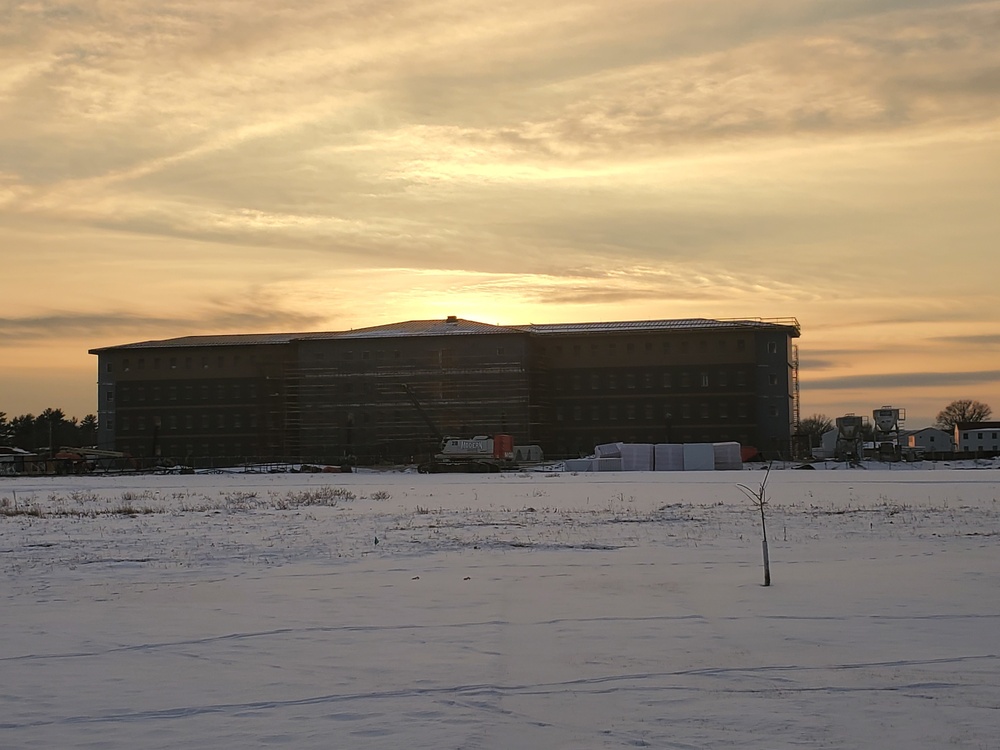 Construction of new, modern barracks building continues at Fort McCoy