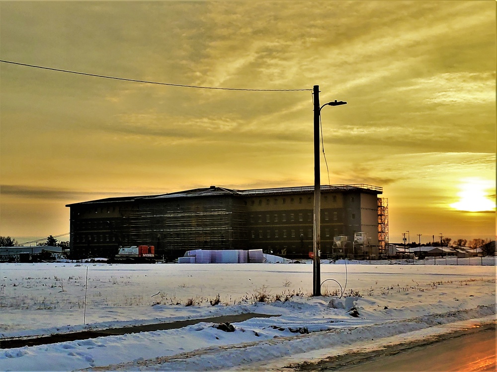 Construction of new, modern barracks building continues at Fort McCoy