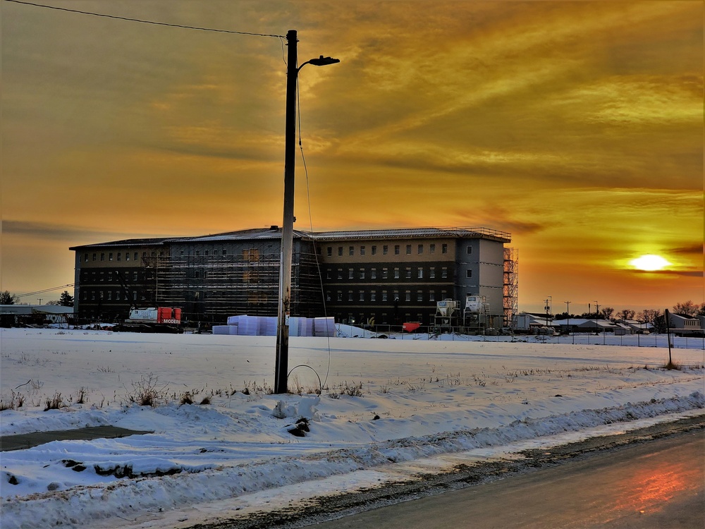 Construction of new, modern barracks building continues at Fort McCoy