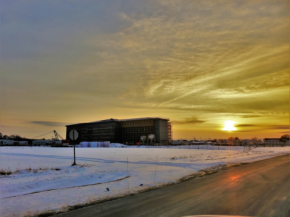 Construction of new, modern barracks building continues at Fort McCoy