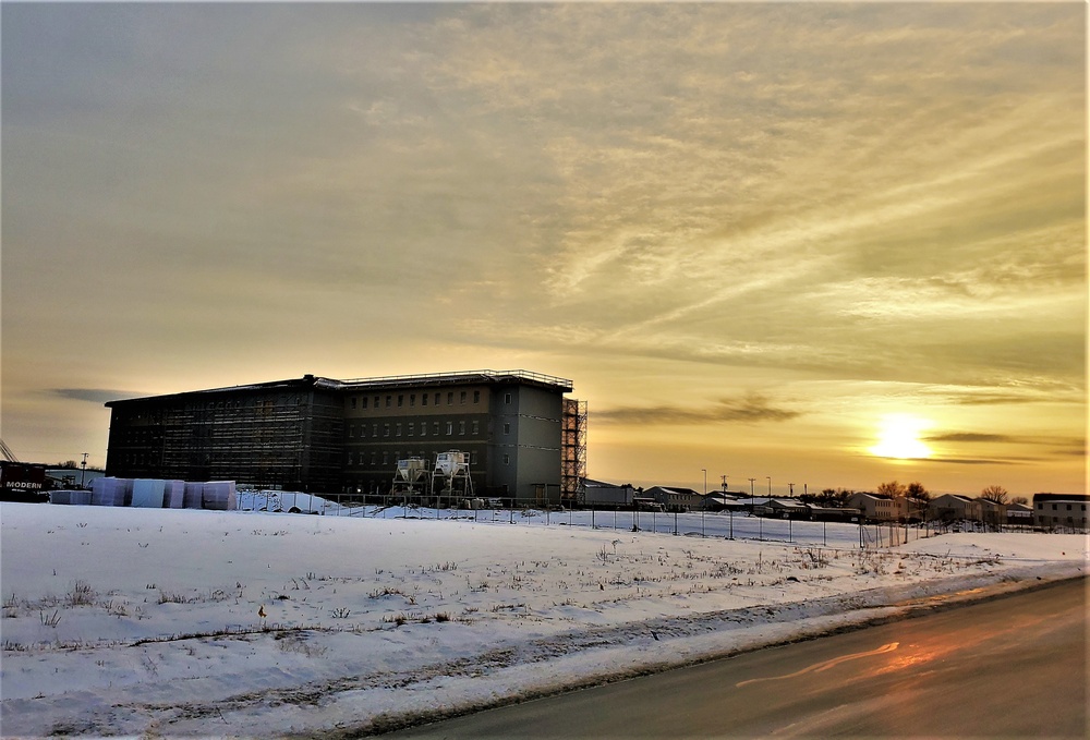 Construction of new, modern barracks building continues at Fort McCoy