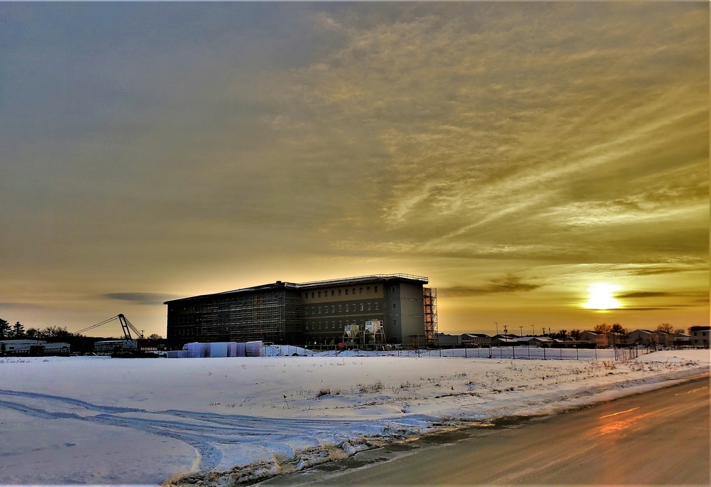 Construction of new, modern barracks building continues at Fort McCoy