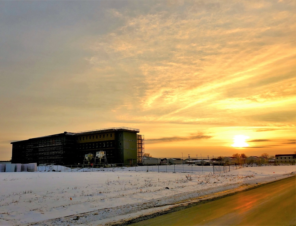 Construction of new, modern barracks building continues at Fort McCoy