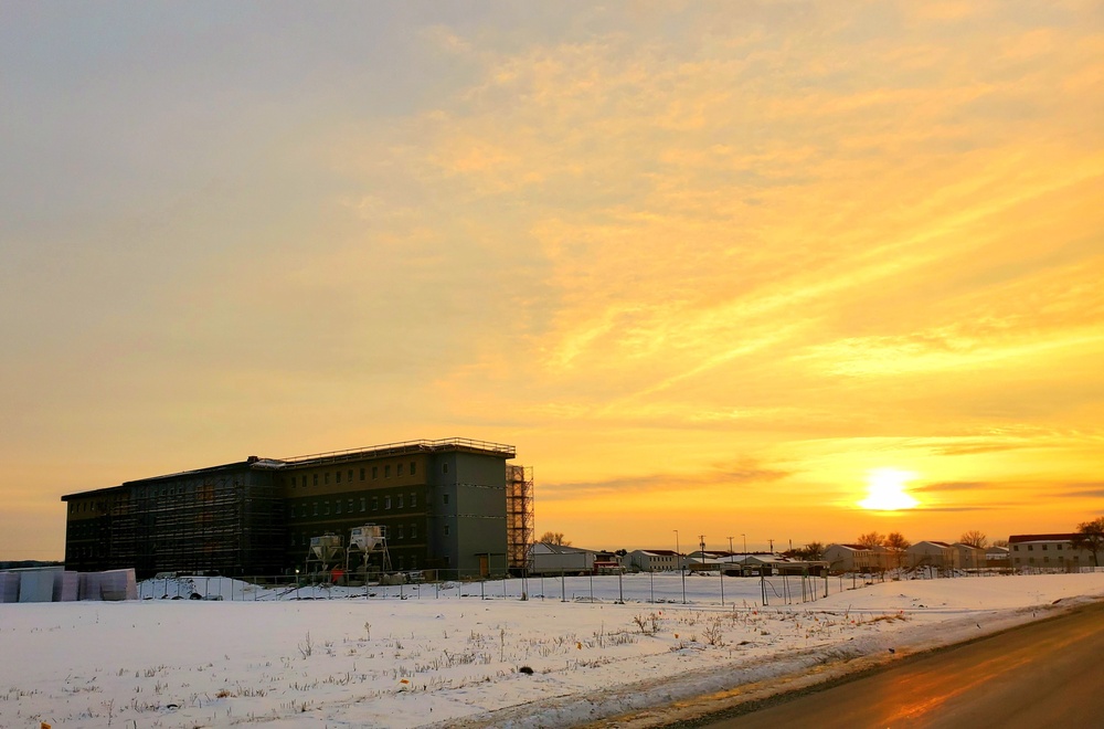 Construction of new, modern barracks building continues at Fort McCoy