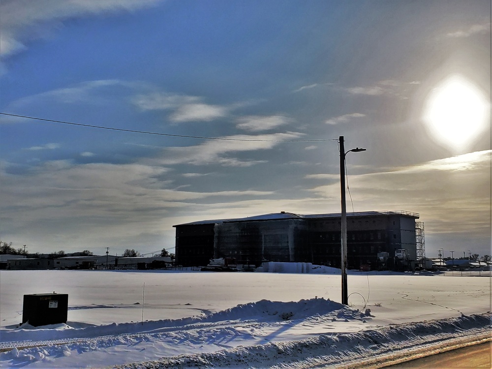 Construction of new, modern barracks building continues at Fort McCoy