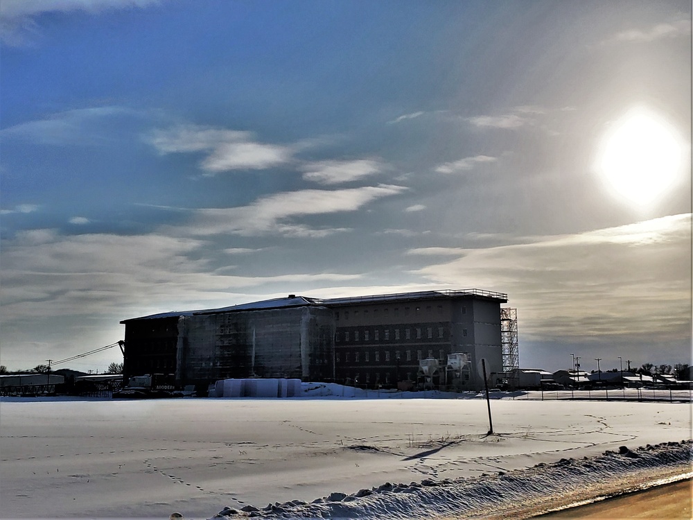 Construction of new, modern barracks building continues at Fort McCoy