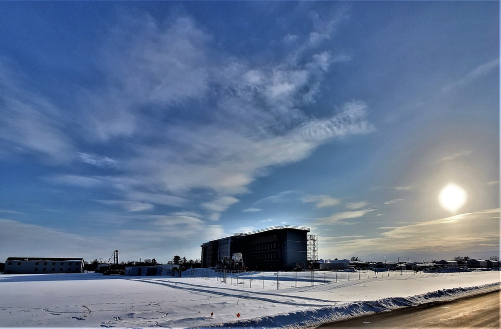 Construction of new, modern barracks building continues at Fort McCoy