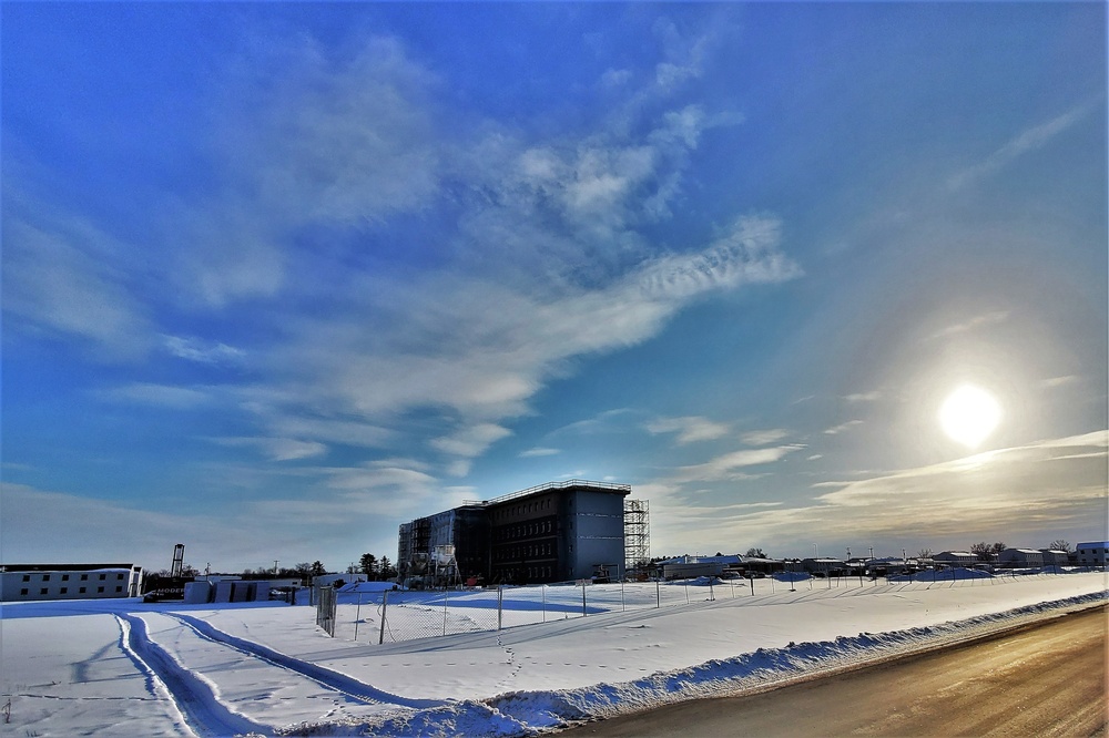 Construction of new, modern barracks building continues at Fort McCoy